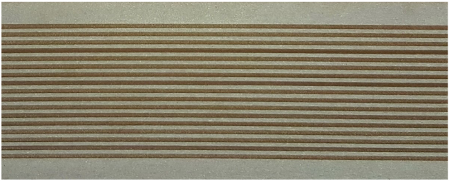 Террасная доска из ДПК Holzhof бесшовная янтарь (Песочный)