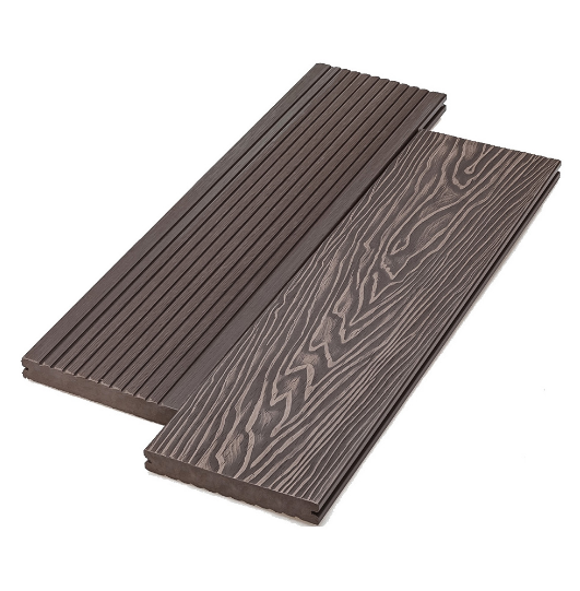 Террасная доска из ДПК Deckart Monolit 3D Венге