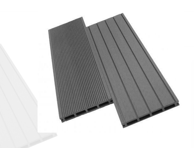 Террасная доска из ДПК WOODVEX Classic Темно-серый