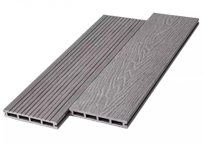 Террасная доска из ДПК Deckart Praktik Pro Серый